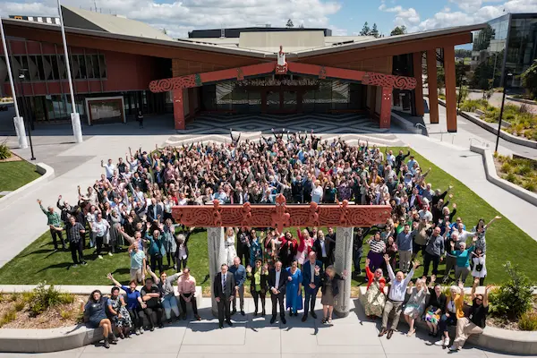 60th Anniversary staff drone shot